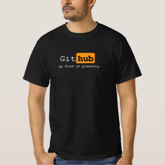 GitHUB, schwarz T-Shirt