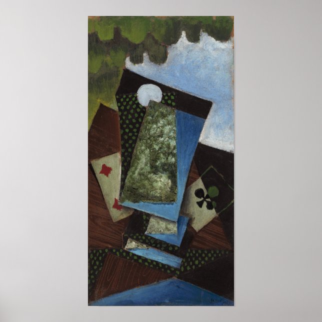 Gitter - Ass von Klubs und vier Diamanten Poster (Vorne)
