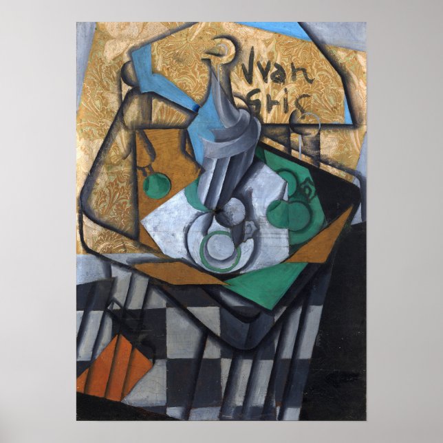 Gitter - Carafe Cups und Brillen Poster (Vorne)