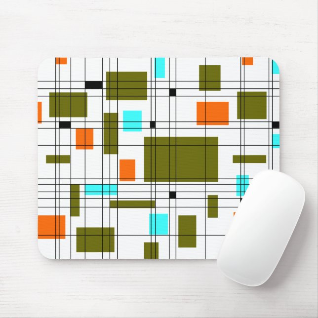Gitter des Mittelzentrums Mousepad (Mit Mouse)