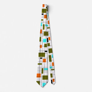 Gitter des mittleren Jahrhunderts Krawatte