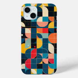 Gitter mit Kreisvariationen und Punkten Case-Mate iPhone Hülle