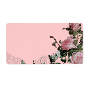 Gitter-Rosen-Vintager rosa