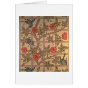 "Gitter" Tapetenentwurf, 1864