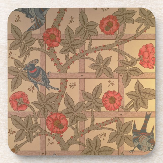 "Gitter" Tapetenentwurf, 1864 Untersetzer (Vorderseite)