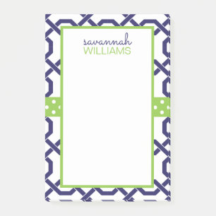 Gitter und Grosgrain Personalisiert Post-it-Notepa Post-it Klebezettel