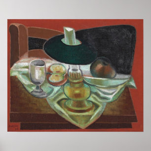 Gitter - unter der Lampe 1925 Poster