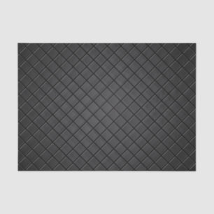 Gitterfeld des schwarzen Quadrats Seidenpapier