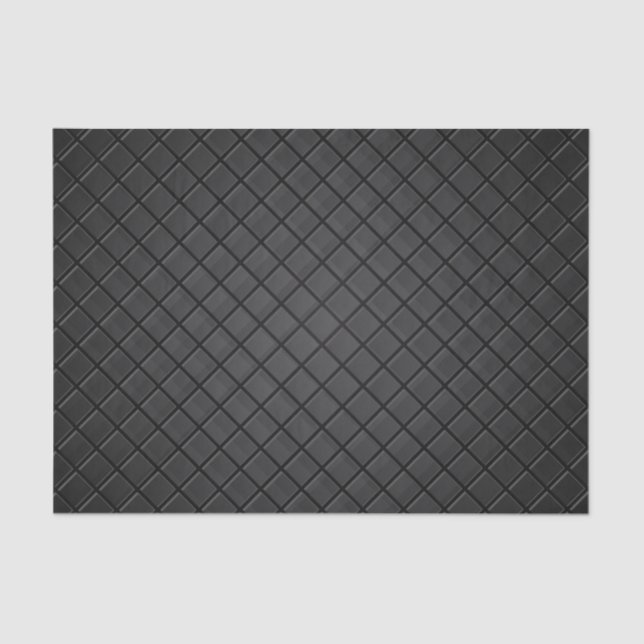 Gitterfeld des schwarzen Quadrats Seidenpapier (Vorderseite)