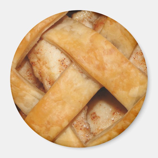 Gitterrust-Magnet für Apfelkuchen Magnet (Vorne)