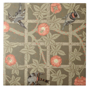 Gittertapetenentwurf mit einem Flaschengrün backg Fliese