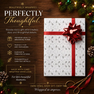 Gitterüberlagerungstextur - Minimaler Tech-Wrap-De Geschenkpapier