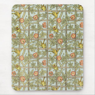 Gitterwerk von William Morris, Vintage-Gartentexti Mousepad