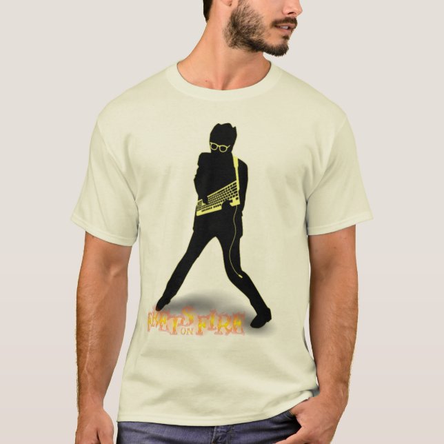 Gitterwerke auf Feuer T-Shirt (Vorderseite)