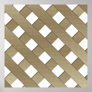 Gitterzaun von Shirley Taylor Poster