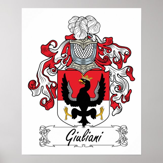 Giuliani Familienwappen Poster (Vorne)
