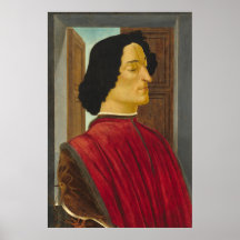 Giuliano Medici, Sandro Botticelli Kunstdruck Post