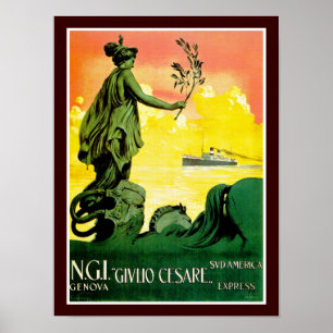 Giulio Cesare ~ Südamerika-Express Poster
