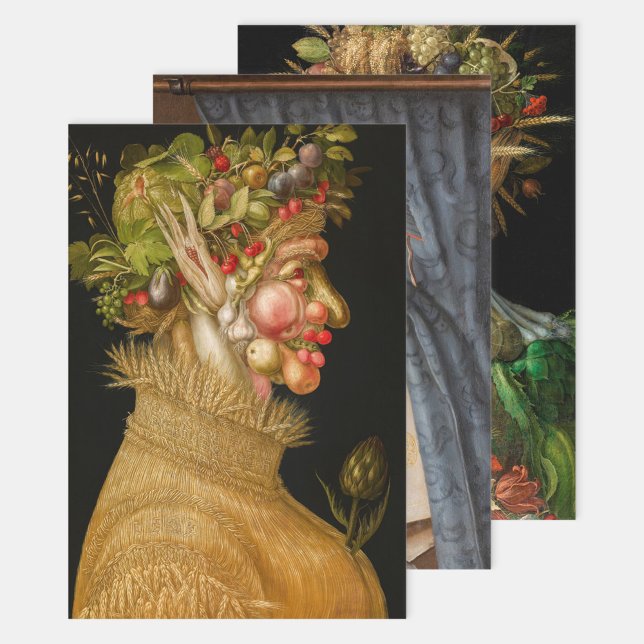 Giuseppe Arcimboldo - Auswahl der Meisterwerke Geschenkpapier Set (Von Creator hochgeladen)