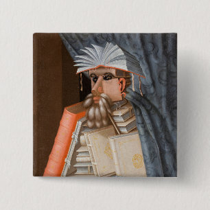 Giuseppe Arcimboldo - Die Bibliothekare Button