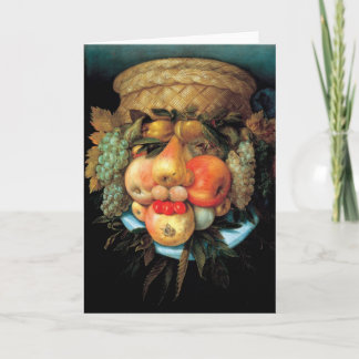 Giuseppe Arcimboldo - Obstkorb Karte