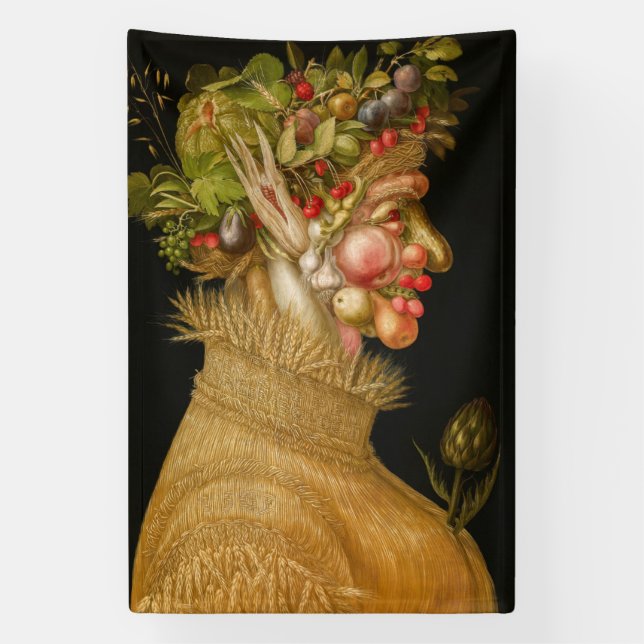 Giuseppe Arcimboldo - Sommer Banner (Vertikal)
