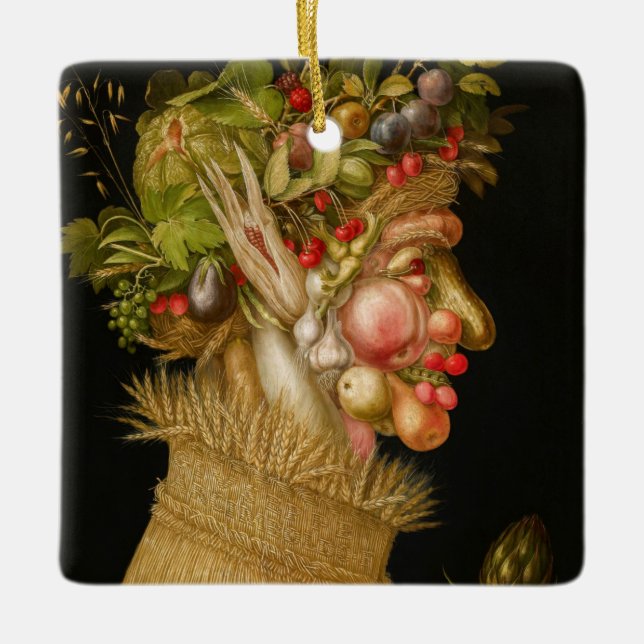 Giuseppe Arcimboldo - Sommer Keramikornament (Vorderseite)
