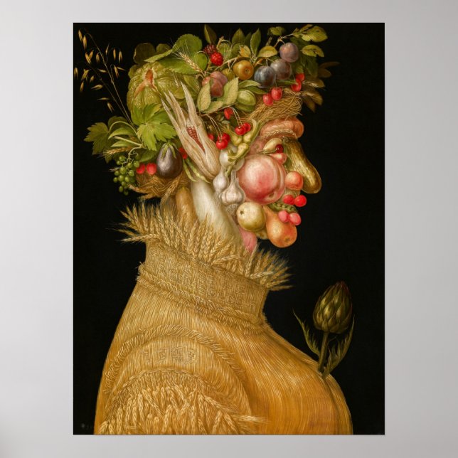 Giuseppe Arcimboldo - Sommer Poster (Vorne)