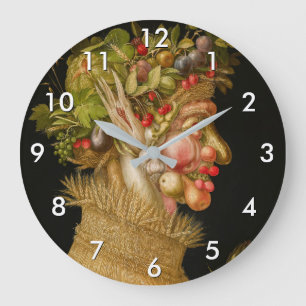 Giuseppe Arcimboldo - Summer Große Wanduhr