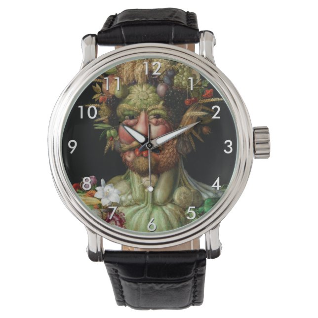 Giuseppe Arcimboldo - Vertumnus Armbanduhr (Vorderseite)