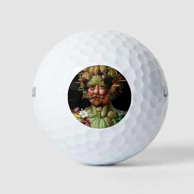 Giuseppe Arcimboldo - Vertumnus Golfball (Vorderseite)