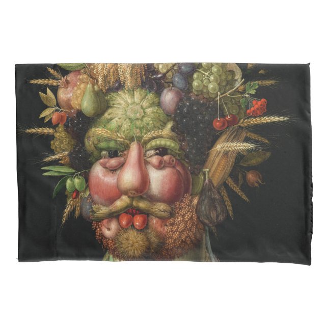 Giuseppe Arcimboldo - Vertumnus Kissenbezug (Vorderseite)