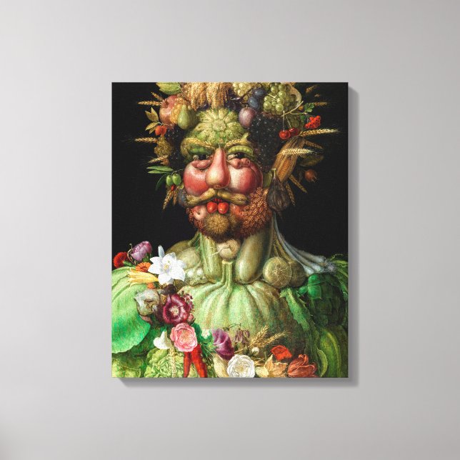 Giuseppe Arcimboldo - Vertumnus Leinwanddruck (Vorderseite)