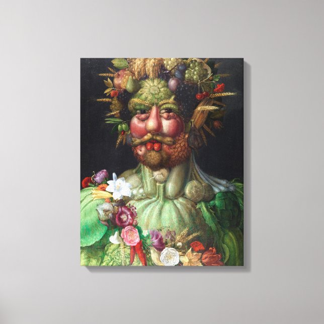 Giuseppe Arcimboldo Vertumnus Leinwanddruck (Vorderseite)