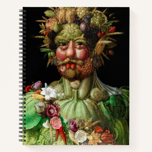 Giuseppe Arcimboldo - Vertumnus Notizbuch (Vorderseite)