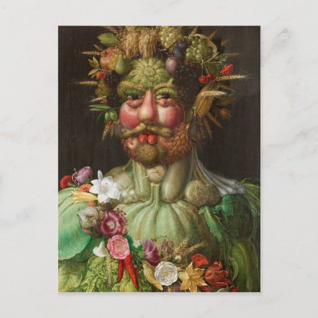 Giuseppe Arcimboldo - Vertumnus Postkarte (Vorderseite)