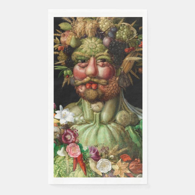 Giuseppe Arcimboldo - Vertumnus Serviette (Vorderseite)