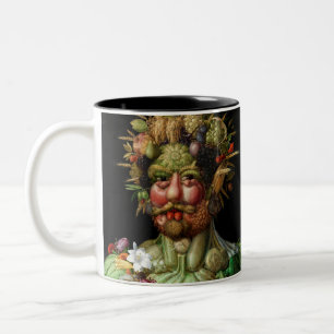 Giuseppe Arcimboldo - Vertumnus Zweifarbige Tasse