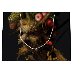 Giuseppe Arcimboldo - Vier Jahreszeiten in einem K Große Geschenktüte