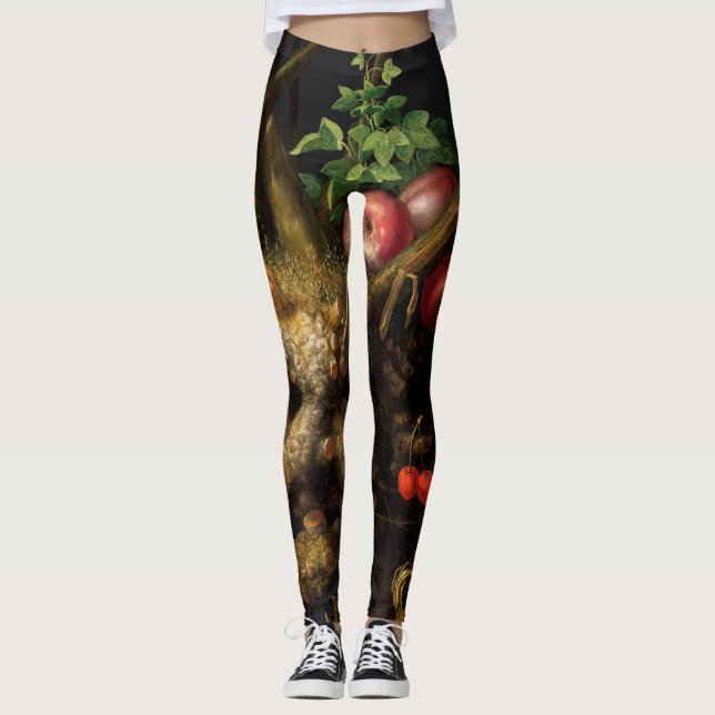 Giuseppe Arcimboldo - Vier Jahreszeiten in einem K Leggings (Vorderseite)