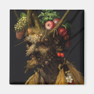 Giuseppe Arcimboldo - Vier Jahreszeiten in einem K Magnet