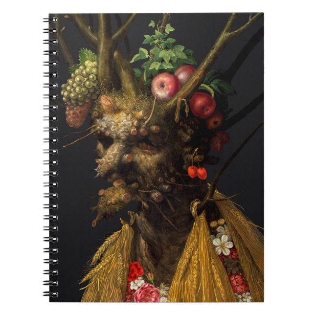Giuseppe Arcimboldo - Vier Jahreszeiten in einem K Notizblock (Vorderseite)