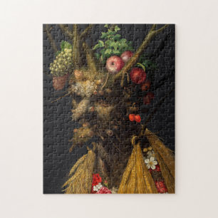 Giuseppe Arcimboldo - Vier Jahreszeiten in einem K Puzzle