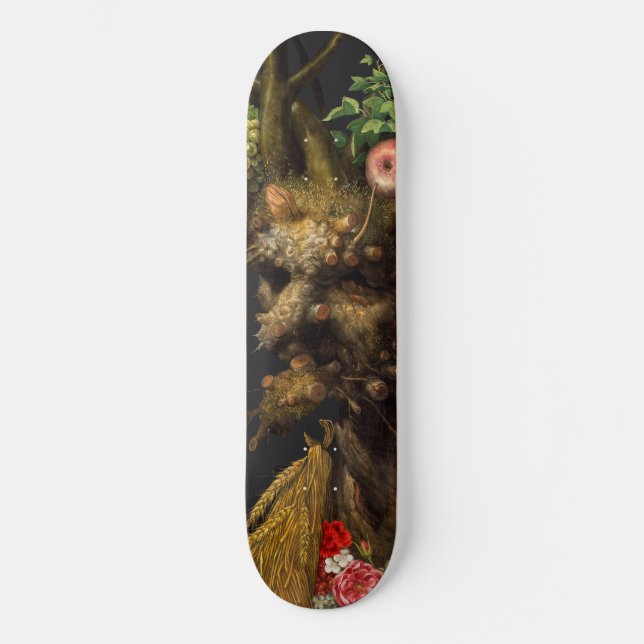 Giuseppe Arcimboldo - Vier Jahreszeiten in einem K Skateboard (Vorderseite)