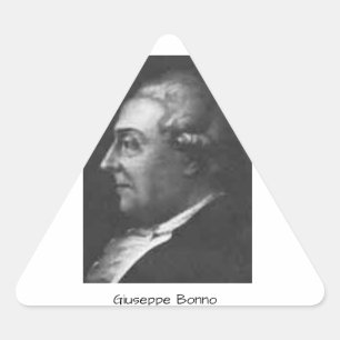 Giuseppe Bonno Dreieckiger Aufkleber