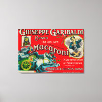 Giuseppe Garibaldi Macaroni Label