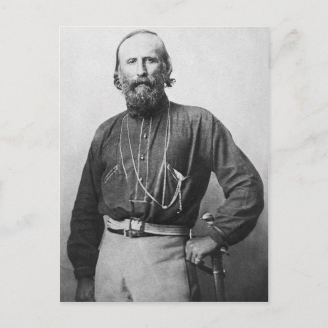 Giuseppe Garibaldi Postkarte (Vorderseite)