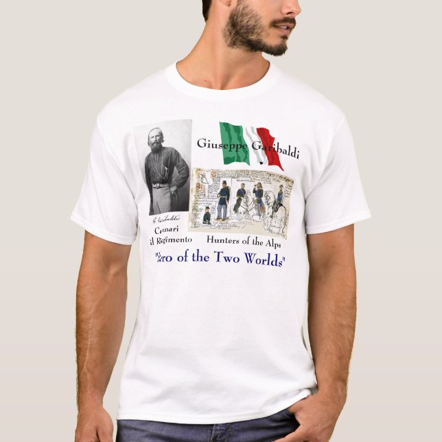 Giuseppe Garibaldi T-Shirt (Vorderseite)