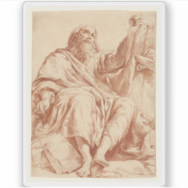 Giuseppe Maria Crespi - Saint Paul Aufkleber