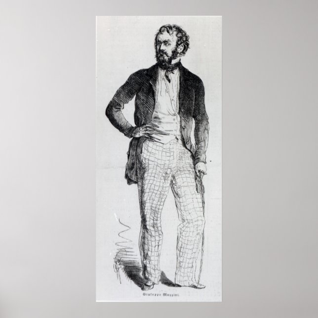 Giuseppe Mazzini Poster (Vorne)